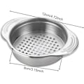 Miniatyrbillede 2 af 8: Rustfrit Stål Si, 8cm Mesh Si med Solid Håndtag, Hårdt Arbejde Dræning Vask Hjem Si til Køkken Mad/Pasta/Grøntsager/Ris/Frugt