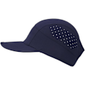 Pikkukuva 2 / 3: Unisex Pehmeälippainen Suorituskykyinen Juoksulippis Nopeasti Kuivuva Viileä Urheilulippis Kevyt Joustava Nylon Baseball-lippis UPF50+ navy blue