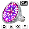 Miniatyrbillede 1 af 4: 50w Led Plantelampe Vækstlys Fuld Spektrum, Vækstlampe 78 Leds Plantelys Plantelamper Vækstlampe Til Planter Drivhus Indendørs Planter Blomstrende Blomster