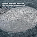 Miniatyrbilde 3 av 4: Loveblanket - Det vanntette teppet Love Blankets for par Vanntett spruteteppe for seng Int Gray 28*40in