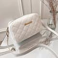 Moderigtige afslappede crossbody-tasker til damer, luksus kvast White