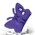 Miniatyrbilde 3 av 5: Butterfly Samsung Galaxy Tab A7 Lite 8.7 T220/t225 2021 Deksel, Barnevennlig, Eva Mykt Skummateriale, Tykke Fire Hjørner, Kamerabeskyttelse, Støtsikker Purple
