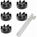 Miniatyrbillede 1 af 5: 5-pak Mixer Gummi Kobling Kobling med Fjernelsesværktøj til Kitchenaid 9704230