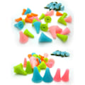 Miniatyrbilde 4 av 4: 30 stk Fargerike Strikkepinnerbeskyttere for Strikking, Quilting, DIY Kunst og Syarbeid