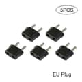 5 st 110V till 220V Konverteringsadapter Pluggar Reseadapter Konverterare EU Plug