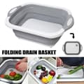 Multifunktionell skärbräda - Vikbar - Halkfri - Ergonomisk - 3 i 1