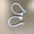 Miniatyrbilde 1 av 3: AirPods Hooks Øreheker Silikon Øreheker Transparent