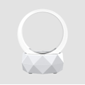 Pikkukuva 1 / 5: Yövalo Bluetooth-kaiutin Langaton Mini-kaiutin Värikäs Kaiutin White