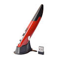 Miniatyrbilde 1 av 5: Trådløs Optisk Penn Mus 2.4ghz Usb Bluetooth Luftmus Optisk Presentasjonspenn For Bærbar Pc Red