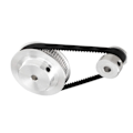 Miniatyrbild 5 av 5: 2-set 2GT Synkront Hjul 20 60 Tänder Borrning Aluminium Timing Pulley GT2 Timing Pulley System