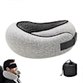 Miniatyrbilde 1 av 5: Reisepute for nakken, sammenleggbar U-formet pute, minnefoam reisepute Style 10