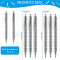 Miniatyrbillede 2 af 5: 8 stk. Søde Pen Bling Diamant Jule Rhinestones Gave Metal Kuglepen Fancy Glitrende Krystal B