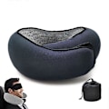 Miniatyrbilde 1 av 5: Reisepute for nakken, sammenleggbar U-formet pute, minnefoam reisepute Style 8