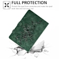 Pikkukuva 5 / 5: Samsung Tab A 10.1 T580/T585 (2016) -tabletille embossoitu litteä Samsung Galaxy Tab A 10.1 (201 Green