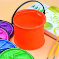 Miniatyrbild 2 av 4: 1,5l Vikbar Hink Mini Vikbar Vattenbehållare Multifunktionell Lätt Vikbar Vattenhink Orange