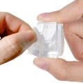 Miniatyrbilde 3 av 5: Transparent Dørstopp, [4 Stykker] Selvklebende Gulv Dørstopp Beskyttelse for Vegger, Gulv og Møbler for Hjem og Kontorbruk