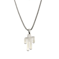 Miniatyrbillede 1 af 6: Billie Eilish Logo Halskæde i Rustfrit Stål