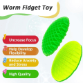 Miniatyrbilde 6 av 8: 2 stk Stressavlastende Fidget Leke Poppeorm Strekkbare Lekeorm Store Fidget Leke Voksne og Barn Reiseorm Fidget Leke for Barn og Voksne - 12cm