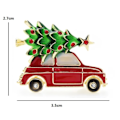 Miniatyrbillede 2 af 3: Emblemerede Bil Juletræ Brosche Pins Kvinder Mode Smykker Gave Trendy Broscher