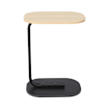 Miniatyrbillede 1 af 5: C-formet Sidebord Fritstående Sofabord Log Black
