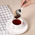 Miniatyrbilde 4 av 4: 3 stk. Te-poseklyper i rustfritt stål, te-posepresseverktøy, kjøkkentilbehør, 12 cm Hy