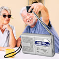 Miniatyrbild 8 av 8: Bärbar Radio, AM FM Transistorradio med Hög Volym, Vattenaktiverad Transistorradio, ca W91×H52×D21(MM) (utan batterier)