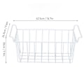 Pikkukuva 2 / 5: 2 kpl Pakastinkaapissa käytettäviä ritiläkorit, Metalliset ripustuskorit PE-pinnoitteella L-dwdz 42.5X24.5X20CM
