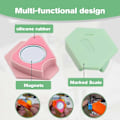 Miniatyrbillede 4 af 5: Magnetisk Syguide til Symaskine, Polygonal Multifunktionel Syguide Kantguide med Skala Green