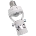 Rörelsesensor lampfäste, E27 skruvlampa adapter (Dimbar)