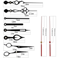 Miniatyrbillede 2 af 4: Pieces Høj Moment Lang Aksel Urværk Mekanisme Kvarts Ur Motor Kit med 5 Par Forskellige DIY Ur Reparation Dele Udskiftning