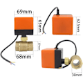 Miniatyrbillede 2 af 3: 2-vejs Motoriseret Ventil Elektrisk Kugleventil 220v Normalt Åben Solenoidventil 1/2 3/4 1 1-1/4 1-1/2 2 Tommer (1 Tommer DN25)