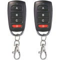 Miniatyrbild 1 av 5: Universal Garage Door Cloning Key Remote Control 433MHz 4 Button Cloners för Garage Door Electric Gate Etc