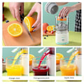 Miniatyrbild 3 av 5: 45W Elektrisk Saftpressare Bärbar USB Mini Fruktmixer Blender Multifunktionell Laddningsbar Saftmaskin För Frukt Resor