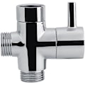 Miniatyrbilde 2 av 5: Jeffergarden 3-veis T-formet Avleder Stengeventil Dusj Toalett Bidet Sprøyte Vannadapter Kromfarge