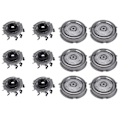 Pikkukuva 1 / 5: 6 kpl SH50 vaihtopäitä Series 5000 -parranajokoneisiin, S5000 S5420 S5380 S5351 Multiprecision -terät