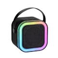 Pikkukuva 1 / 9: Mini Karaoke-laite lapsille ja aikuisille, kannettava Bluetooth-karaokekaiutin 2 langattomalla mikrofonilla, täydellinen lahja tyttöjen syntymäpäiväjuhliin Black