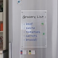 Miniatyrbillede 5 af 5: Magnetisk Akryl Notesblok med Pen til Ugentlig Planlægning Viskelæder Cl