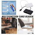Miniatyrbild 2 av 11: USB C 3-i-1 Hubb Konverter Typ C Adapter SD-Kortläsare för Mac Micro