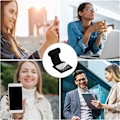 Miniatyrbild 5 av 5: 3-pack dammpluggar för USB C typ C-port, silikon dammpluggar för