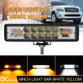 Miniatyrbilde 3 av 5: 6” Motorsykkel LED-frontlys Led arbeidslys Traktor 2 rader 9-36V 120W 12000LM 6000K Kombinasjons Spotlight+Floodlight LED-lysstang Offroad Led