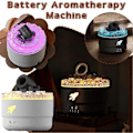 Pikkukuva 3 / 3: Cannon Blast Aroma Ilmankostutin LED Höyrytykki Ilmankostutin Hiljainen Hajotin Aroma White US Plug
