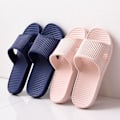 Miniatyrbillede 4 af 6: Badeslippers, slippers til kvinder badeværelse eller indendørs brug, skridsikre (grå) 7.5-8.5
