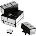 Pikkukuva 4 / 5: Mirror Cube 3x3x3 Speed Cube - Hopeinen Magic Cube -palapeli, kuutiopelit lapsille ja aikuisille