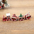 Miniatyrbillede 1 af 5: Juletræstog i Træ - Glædelig Jul Dekorationer Træhåndværk 2023 Jul Navidad Noel Gave Godt Nytår 2024 A