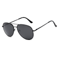 Miniatyrbillede 1 af 5: Unisex Polariserede Pilot Solbriller UV400 Beskyttelse V101 Sort