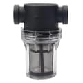 Inline Sil 1/2 tum, Inline Vattenfilter med 100 Mesh Rostfritt Stålfilter, Högt Vattenflöde