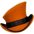Miniatyrbilde 1 av 5: Asymmetrisk Topphatt Ullhatt Dame Herre Unisex Hatt Steam Punk Hatt Topphatt Mote Bånd Dekorativ Hatt Dekk Hode For Menn-yu Brown One Size