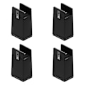 Miniatyrbilde 1 av 5: 4x Møbelhevere til seng 5/10cm Heavy Duty Justerbare skrivebordsløfter Benforlengelse Black 5cm
