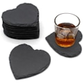 Miniatyrbilde 1 av 3: VanGogh Slater Hjerteformet Brikke Bordmatte 11x11cm (4 stk) Valentinsdagsgave til Ham/Henne