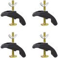 Miniatyrbild 1 av 3: 4st T-spårklämma bågformad tryckplatta klämma justerbar Cnc gravyrmaskin T-spår fastspänningsklämmor fixtur fästplatta router för T-spår arbete